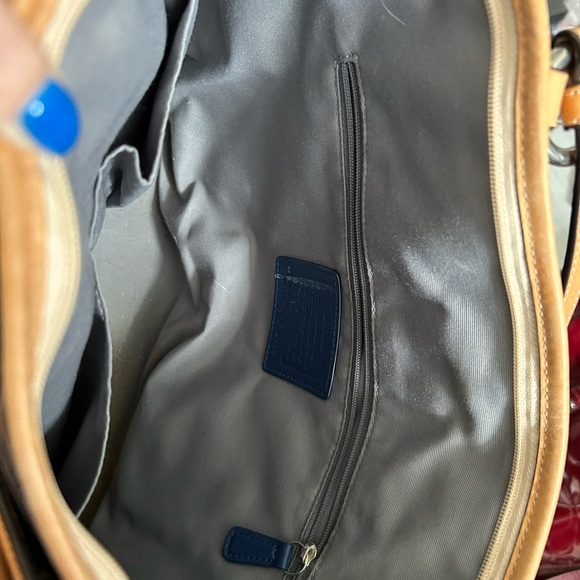 Blue coach purse - Picture 2 of 2